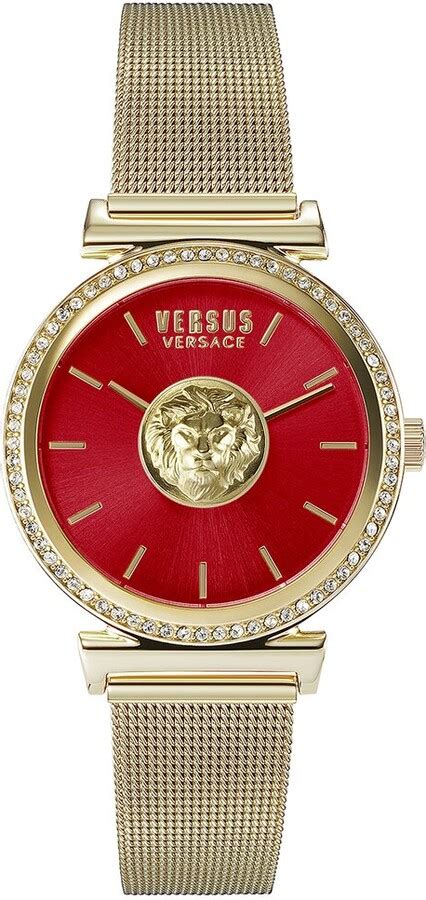 versus versace women's brick lane watch|Versace brick lane lion.